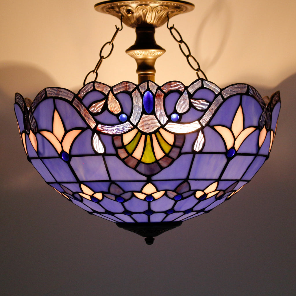 Why we suggest you Choose Werfactory Tiffany Ceiling Lamp Flush Mount For your home ?