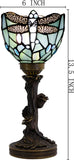 6 inch Small Tiffany Lamp Mini Stained Glass Table Lamp Desk Uplight