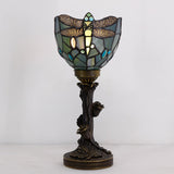 6 inch Small Tiffany Lamp Mini Stained Glass Table Lamp Desk Uplight